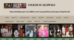 Desktop Screenshot of angelicscalliwags.com
